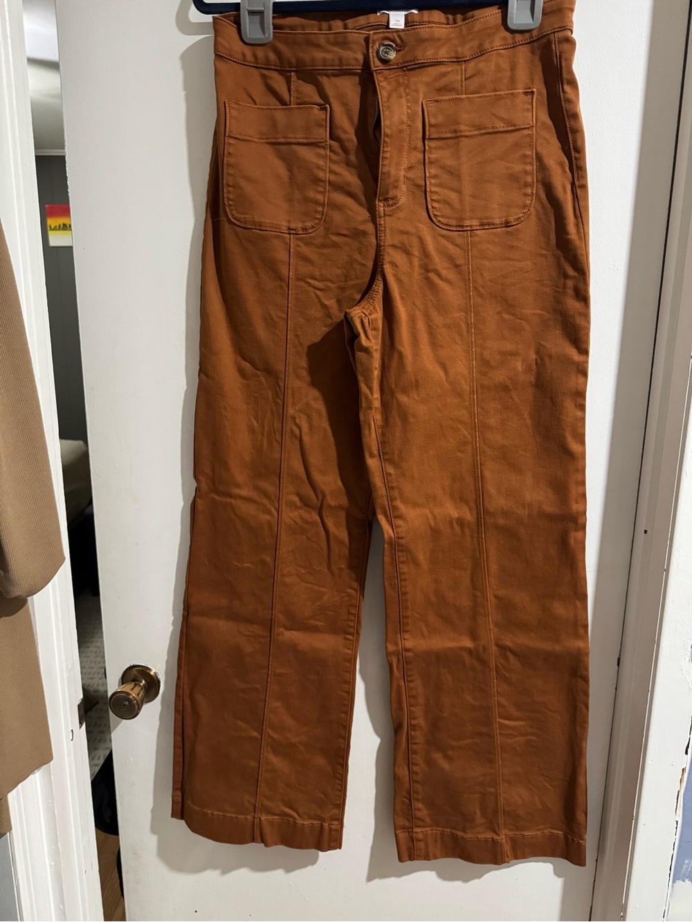 LC Lauren Conrad Rust-Tone Wide Leg Jeans